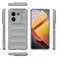 Case Cover For vivo iQOO Z9s Pro India Magic Shield TPU + Flannel Phone Case(Grey)