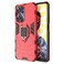 Case Cover For Realme C55 Shockproof PC + TPU Holder Phone Case(Red)