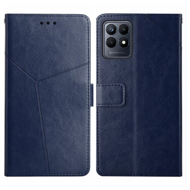 Case Cover For OPPO Realme Narzo 50 4G Y Stitching Horizontal Flip Leather Phone Case(Blue)