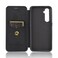 Case Cover For OPPO Realme X50 Pro / X50 Pro 5G Carbon Fiber Texture Horizontal Flip TPU + PC + PU Leather Case with Card Slot(Black)