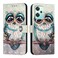 Case Cover For Realme 9 5G EU / 9 Pro 5G Global 3D Painting Horizontal Flip Leather Phone Case(Grey Owl)