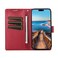 Case Cover For Realme 11 4G PU Genuine Leather Texture Embossed Line Phone Case(Red)