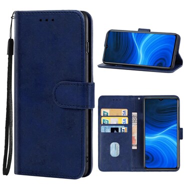 Case Cover Leather Phone Case For OPPO Realme X2 Pro(Blue)