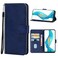 Case Cover Leather Phone Case For OPPO Realme X(Blue)