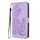 Case Cover For Realme 10 4G Datura Flower Embossed Flip Leather Phone Case(Purple)