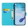 Case Cover For Realme GT7 Pro Colored Drawing Pattern Plain Weave Leather Phone Case(Waves And Sun)