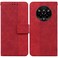 Case Cover For Realme 14 Pro Geometric Embossed Leather Phone Case(Red)