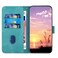 Case Cover For Realme GT7 Pro Elephant Head Embossed Phone Leather Case with Lanyard(Light Blue)