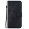 Case Cover For Realme C75 Seven-shaped Embossed Leather Phone Case(Black)