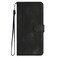 Case Cover For Realme GT7 Pro Heart Pattern Skin Feel Leather Phone Case(Black)