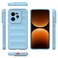 Case Cover For Realme GT 7 Pro 5G Magic Shield TPU + Flannel Phone Case(Light Blue)