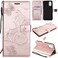 Case Cover For OPPO Realme 7 Pro 3D Butterflies Embossing Pattern Horizontal Flip Leather Case with Holder &amp; Card Slot &amp; Wallet(Rose Gold)