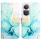 Case Cover For OPPO Reno10/10 Pro Global PT003 Marble Pattern Flip Leather Phone Case(LS003)