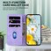 Case Cover For OPPO F25 Pro 5G Global Lily Embossed Leather Phone Case(Purple)