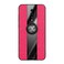 Case Cover For OPPO Reno Z XINLI Stitching Cloth Textue Shockproof TPU Protective Case with Ring Holder(Red)