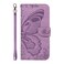 Case Cover For OPPO A5 Pro 5G Global Swallowtail Butterfly Embossed Leather Phone Case(Purple)