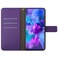 Case Cover For OPPO A58 4G Rhombic Grid Texture Leather Phone Case(Purple)