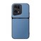 Case Cover For OPPO Find X5 Pro Litchi Leather Magnetic Full Coverage Shockproof Phone Case(Blue)