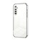Case Cover For OPPO K5 / Realme XT/XT 730G Transparent Plating Fine Hole Phone Case(Silver)