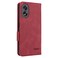 Case Cover For OPPO A38 / A18 Magnetic Clasp Leather Phone Case(Red)