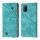 Case Cover For OPPO A72 / A52 / A92 4G Skin-feel Embossed Leather Phone Case(Green)