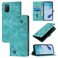 Case Cover For OPPO A72 / A52 / A92 4G Skin-feel Embossed Leather Phone Case(Green)