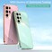 Case Cover For Samsung Galaxy S22 Ultra 5G XINLI Straight Edge 6D Electroplate TPU Phone Case(Celestial Blue)