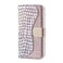 Case Cover For Samsung Galaxy S23+ 5G Laser Glitter Powder Crocodile Texture Leather Phone Case(Silver)