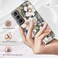Case Cover For Samsung Galaxy S23+ 5G Flowers and Plants Series IMD TPU Phone Case(Green Gardenia)