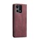 Case Cover For OPPO Reno7 4G Indonesia/F21 Pro 4G/Reno8 4G CaseMe 013 Multifunctional Horizontal Flip Leather Phone Case(Wine Red)