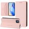 Case Cover For OPPO A92s 5G RC01 Dual-Folded Magnetic Suction RFID Leather Phone Case(Pink)