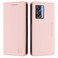 Case Cover For OPPO A77 5G / A97 5G RC01 Dual-Folded Magnetic Suction RFID Leather Phone Case(Pink)