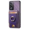 Case Cover For OPPO K11 5G Retro Splitable Magnetic Stand Card Bag Leather Phone Case(Purple)