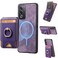 Case Cover For OPPO K11 5G Retro Splitable Magnetic Stand Card Bag Leather Phone Case(Purple)