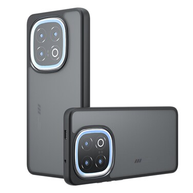 Case Cover For vivo iQOO 13 Armor Big Pore PC Hybrid TPU Phone Case(Frosted Black)