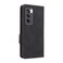 Case Cover For OPPO Reno12 Pro Global Magnetic Clasp Leather Phone Case(Black)