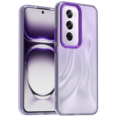 Case Cover For OPPO Reno12 Pro Global Candy PC Hybrid TPU Shockproof Phone Case(Purple)