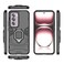 Case Cover For OPPO Reno12 Pro Global PC + TPU Shockproof Protective Phone Case with Magnetic Ring Holder(Black)