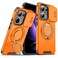 Case Cover For OPPO Reno13 5G Global Sliding Camshield Ring Holder Phone Case(Orange)