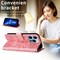 Case Cover For OPPO Reno13 Global Embossed Sunflower Leather Phone Case(Rose Gold)