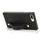Case Cover For iPhone 6 Plus Wrist Strap PU+TPU Shockproof Protective Case with Crossbody Lanyard &amp; Holder &amp; Card Slot(Black)