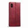 Case Cover For iPhone XR LC.IMEEKE RFID Anti-theft Leather Phone Case(Red)