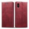 Case Cover For iPhone XR LC.IMEEKE RFID Anti-theft Leather Phone Case(Red)