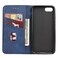 Case Cover Skin Feel Splicing Leather Phone Case For iPhone 6 Plus &amp; 6s Plus(Blue)