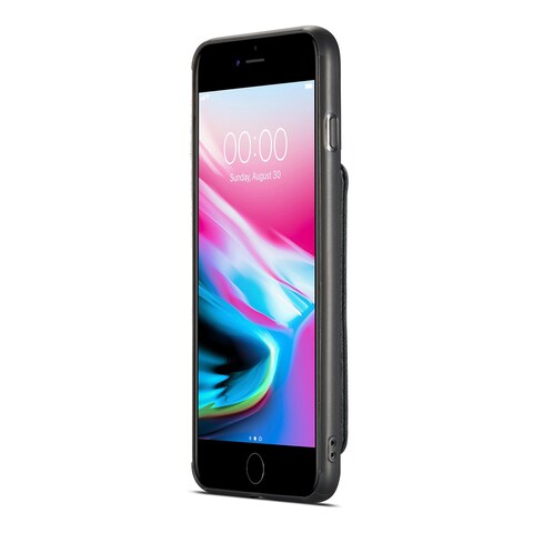 Case Cover JEEHOOD RFID Blocking Anti-Theft Wallet Phone Case For iPhone 7 Plus / 8 Plus(Black)