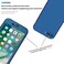 Case Cover For iPhone 8 Plus / 7 Plus Two Color Full Protective 3-in-1 Phone Case(Blue)