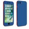 Case Cover For iPhone 8 Plus / 7 Plus Two Color Full Protective 3-in-1 Phone Case(Blue)