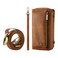 Case Cover For iPhone XR Crossbody Multi-functional Zipper Wallet Leather Phone Case(Brown)