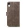 Case Cover For iPhone XR Leather Protective Case(Gray)
