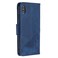 Case Cover For iPhone XS Max Matching Color Crocodile Texture Horizontal Flip PU Leather Case with Wallet &amp; Holder &amp; Card Slots(Blue)